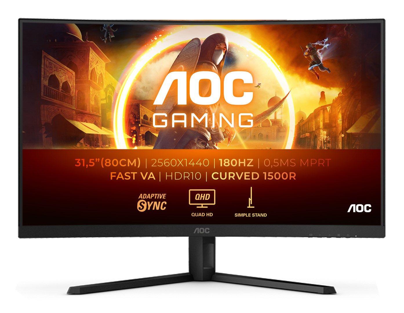 MONITOR AOC LED 31,5" CQ32G4VE 180Hz — zdjęcie 1
