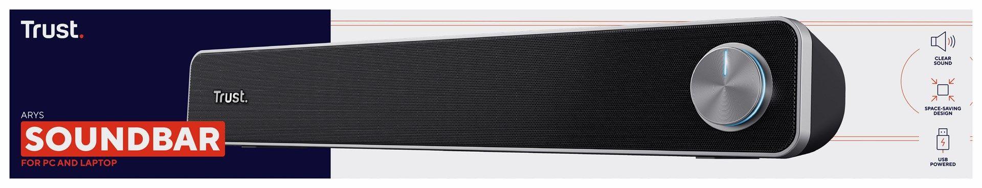 Soundbar Trust ARYS PC Black — zdjęcie 4