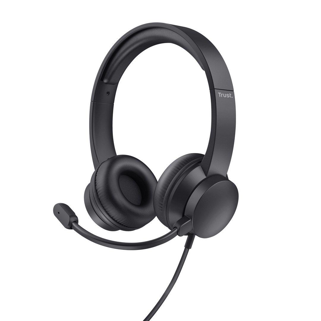 Słuchawki Trust HS-150 black — zdjęcie 1