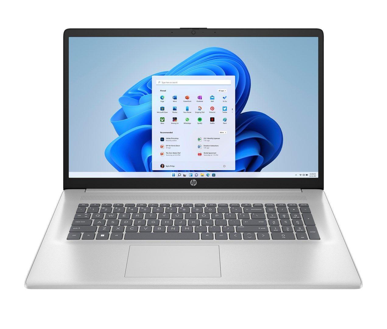 HP 17-cp3216nw Ryzen 7 7730U 17.3"FHD 300nits AG 16GB DDR4 SSD512 RX Vega 7 Cam720p 41Wh Win11 Natural Silver 2Y — zdjęcie 1