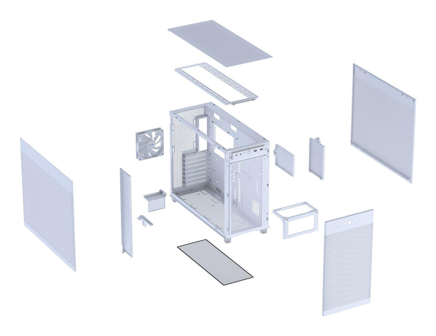 Obudowa Asus PRIME AP303 MESH WHITE — zdjęcie 11