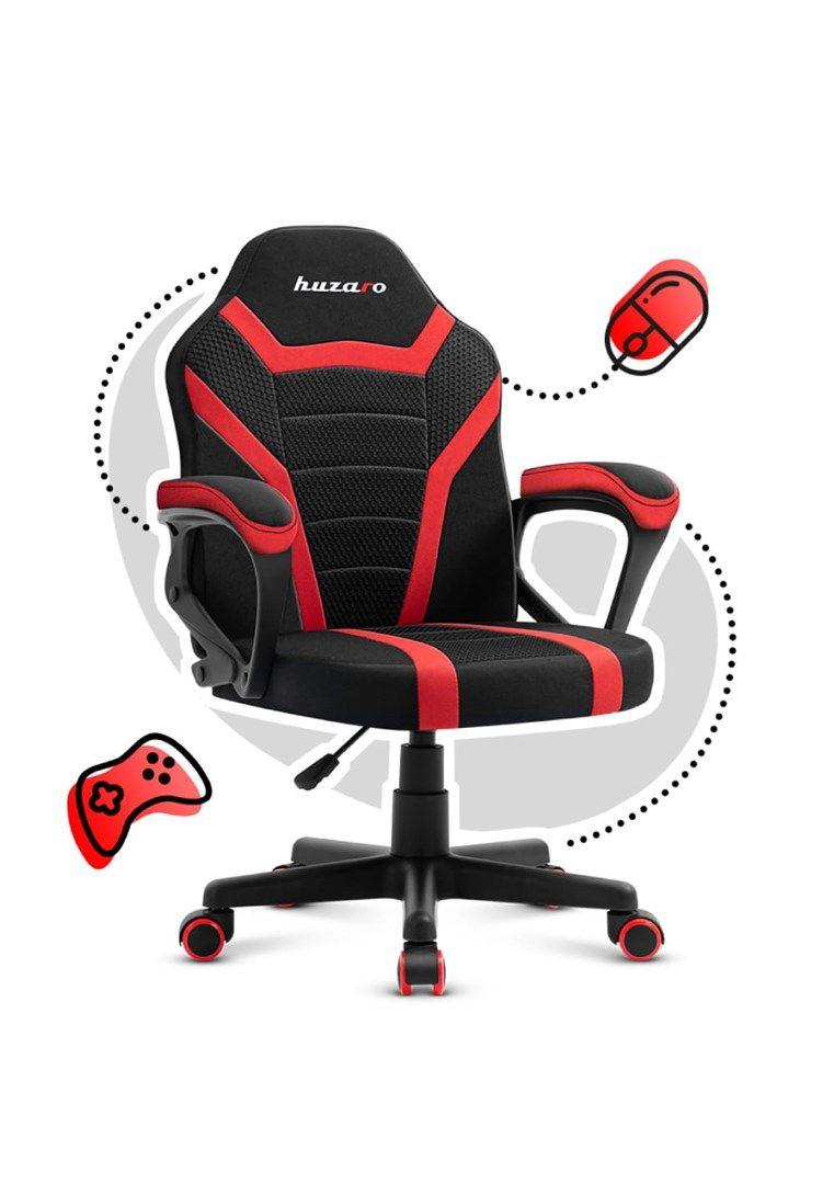 Fotel gamingowy dla dziecka HZ-Ranger 1.0 red mesh — zdjęcie 3