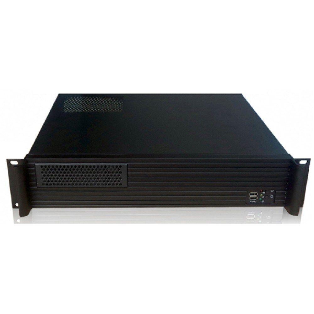 TECHLY KOMPAKTOWA OBUDOWA PC ATX RACKOWA 19 CALI 2U CZARNA I-CASE IPC-240L — zdjęcie 2