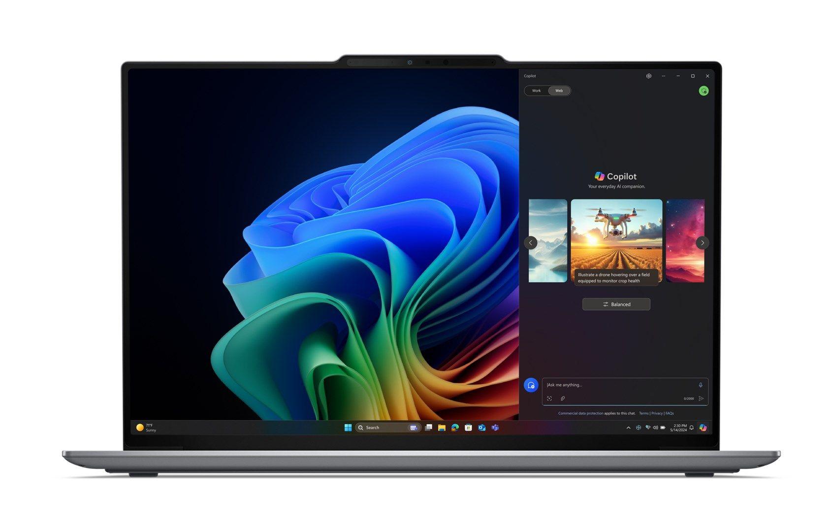 Lenovo ThinkPad X9 15 Aura Edition Ultra 7 258V 15.3"2.8K Touch OLED 120Hz 500nits 32GB LPDDR5X-8533 SSD1TB Arc 140V Backlit Kb FgPr Cam 8MP 80Wh W11Pro Thunder Grey (REPACK) 2Y — zdjęcie 2