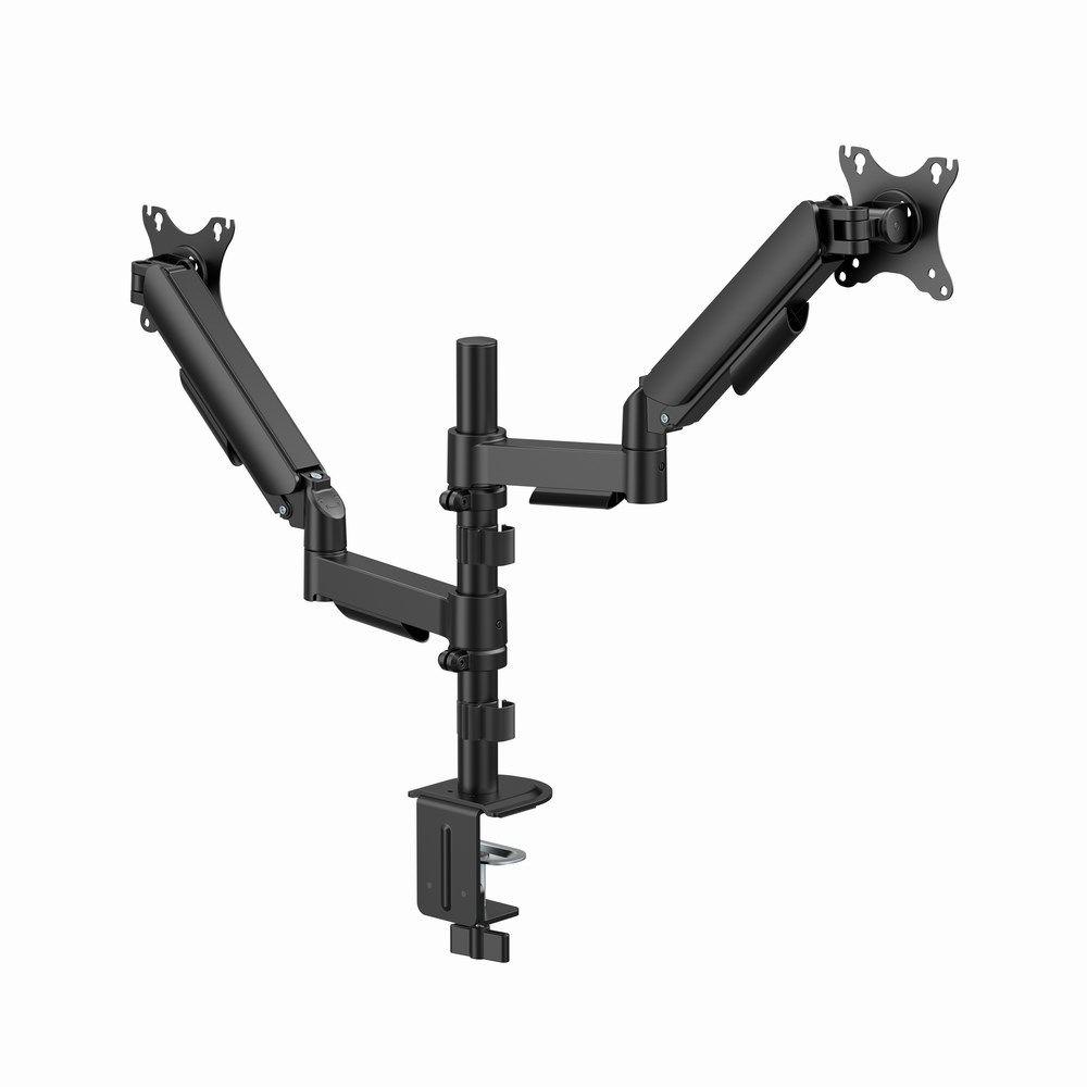 GEMBIRD BIURKOWE, REGULOWANE RAMIĘ/UCHWYT NA DWA MONITORY OD 17" DO 32", OBCIĄŻENIE DO 9 KG — zdjęcie 2
