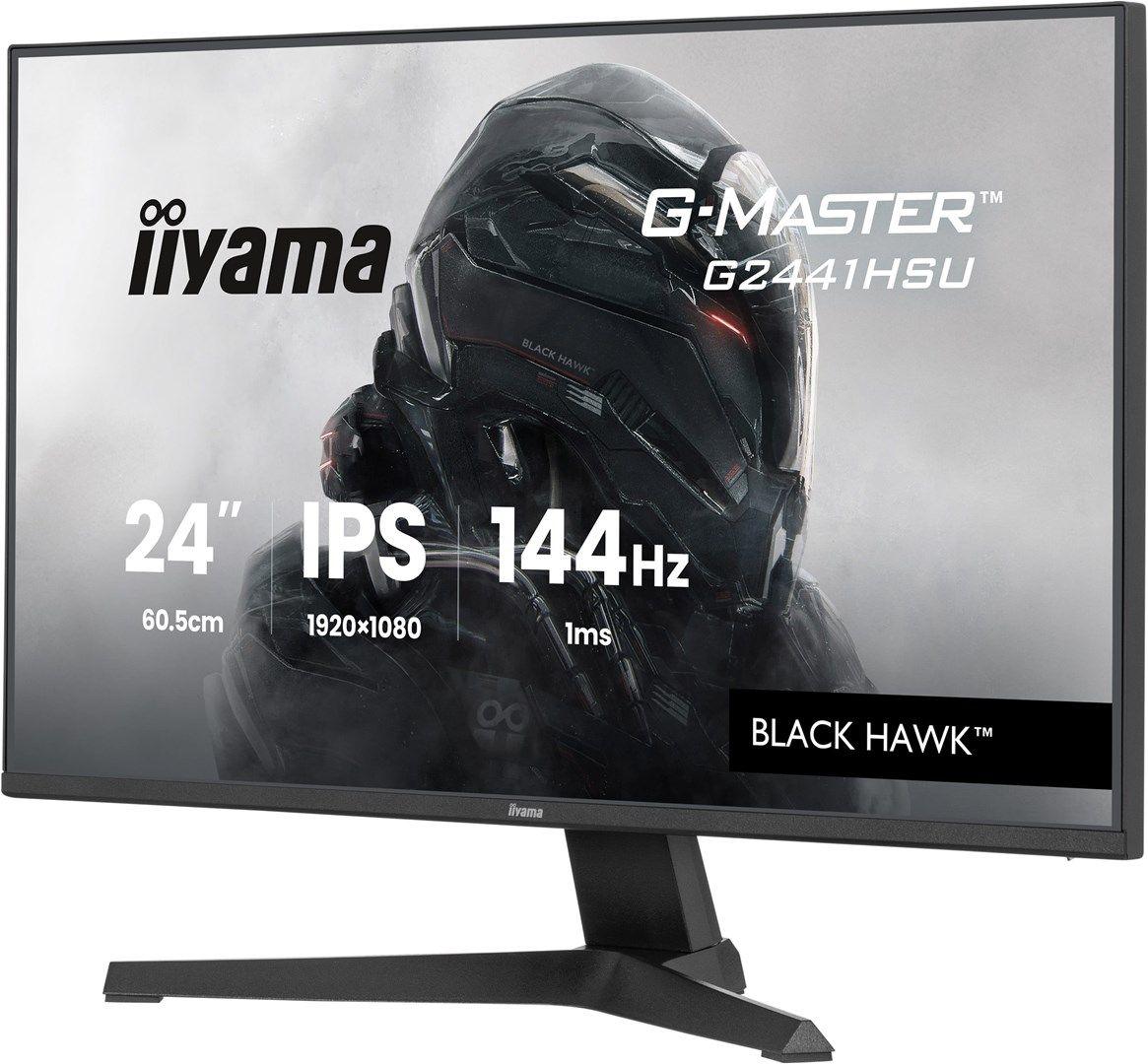 MONITOR IIYAMA LED IPS 23,8" G2441HSU-B1 Black Hawk 144Hz — zdjęcie 2