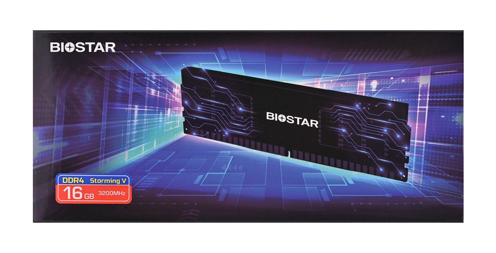 Pamięć DDR4 Biostar 16GB 3200MHz Heatsink Storming — zdjęcie 3