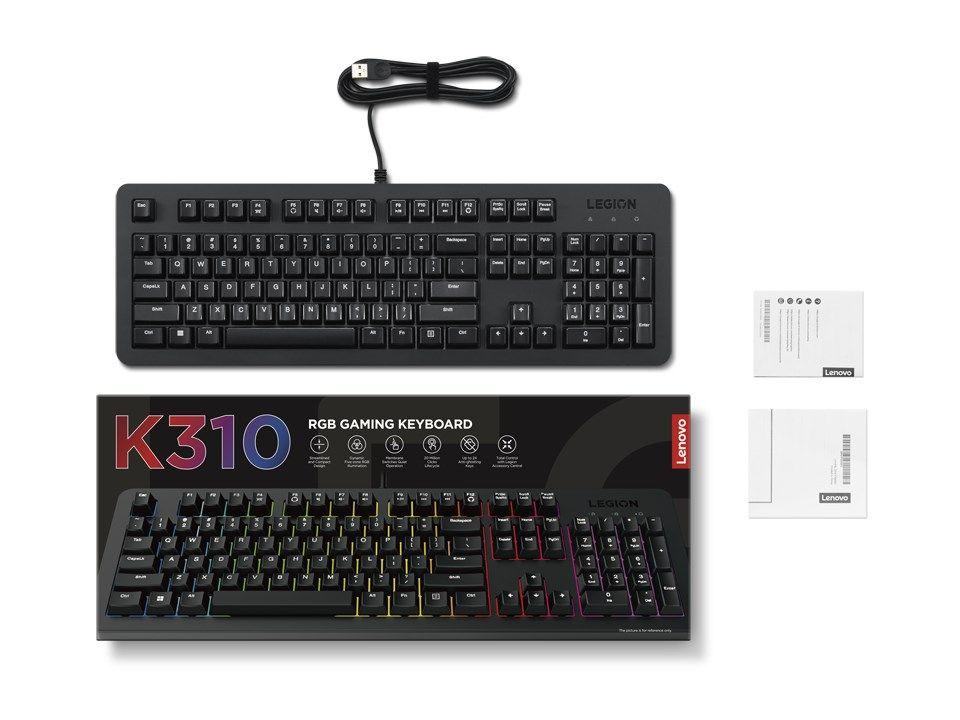 Klawiatura gamingowa Lenovo Legion K310 RGB US English GY41N91873 — zdjęcie 11