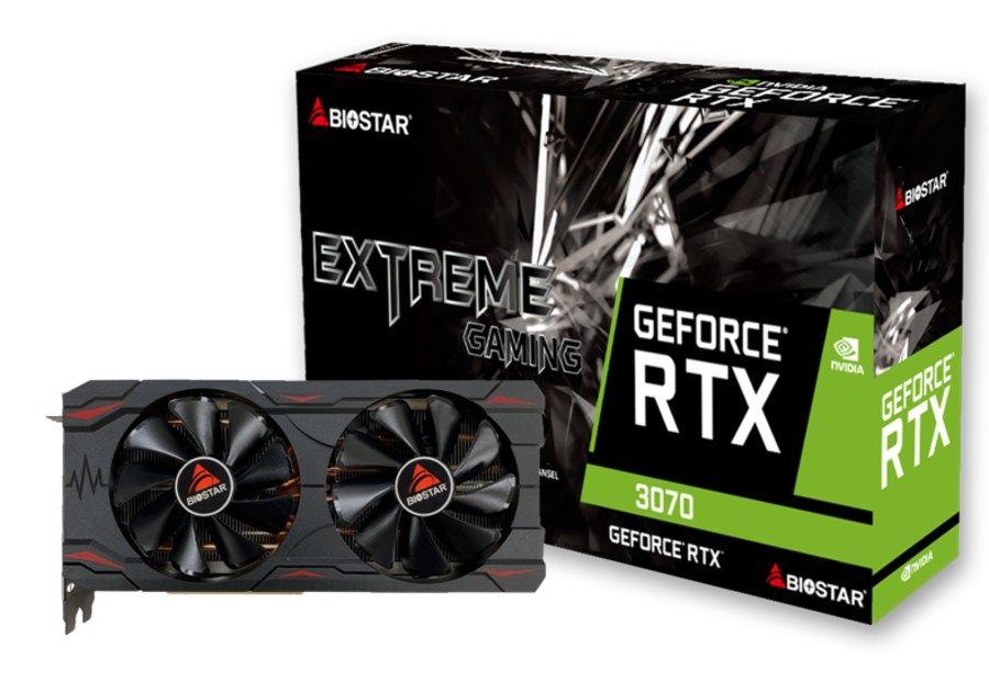 Karta graficzna BIOSTAR RTX 3070 8GB — zdjęcie 1