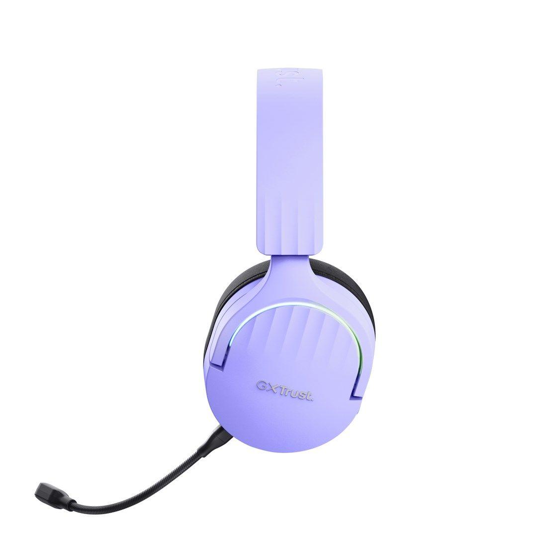 Słuchawki gamingowe Trust GXT 491P FAYZO WIRELESS Purple — zdjęcie 8