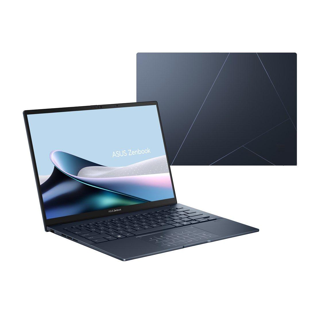 ASUS Zenbook 14 UX3405CA-SU864X Ultra 9 285H 14.0" 3K 120Hz 500nits LBL AG 32GB LPDDR5X SSD1TB Intel Arc Graphics WLAN+BT Cam 1080p 75WHrs W11Pro Aluminium Ponder Blue — zdjęcie 1