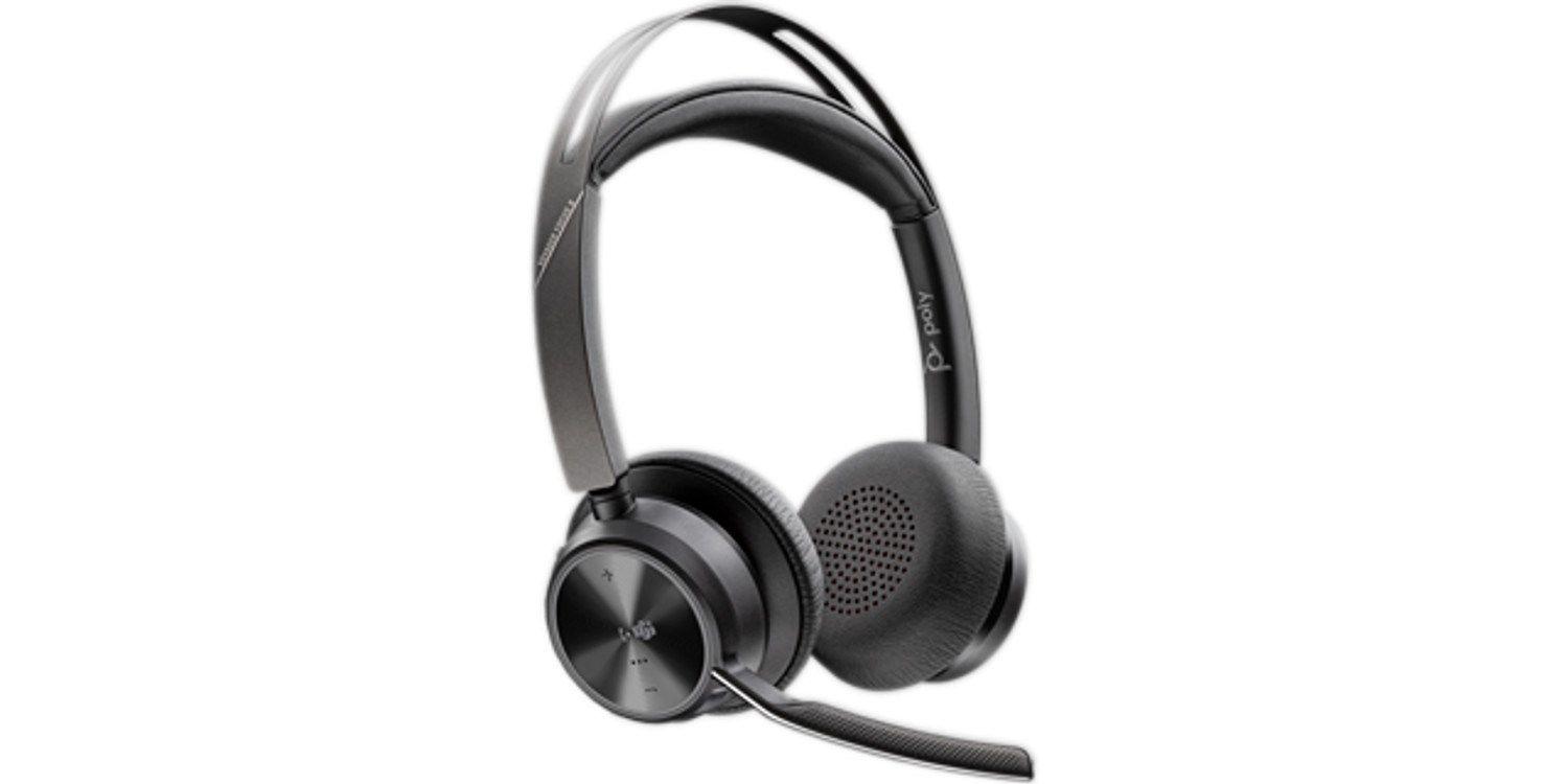 Słuchawki Poly Voyager Focus 2-M USB-C-C Headset USB-C/A Adapter Charging Stand No localization Retail Packaging — zdjęcie 5