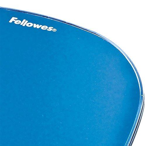 Fellowes CRYSTAL podkładka pod mysz i nadgarstek żelowa niebieska — zdjęcie 4