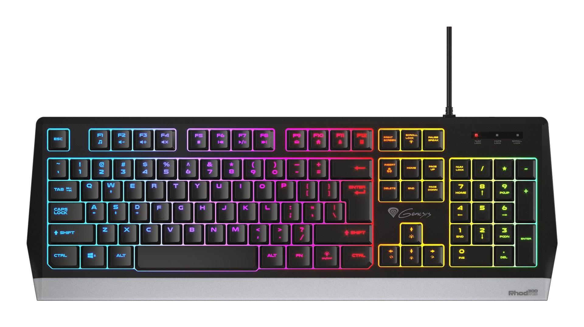 GENESIS KLAWIATURA GAMINGOWA RHOD 300 RGB US NKG-1528 — zdjęcie 7