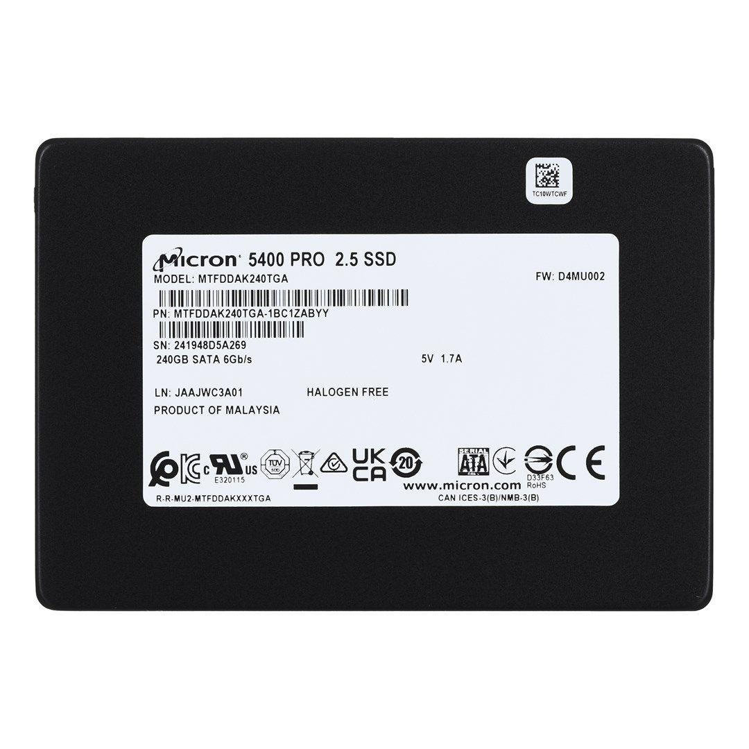 Dysk SSD Micron 5400 PRO 240GB SATA 2.5" MTFDDAK240TGA-1BC1ZABYYR (DWPD 1.5) — zdjęcie 2