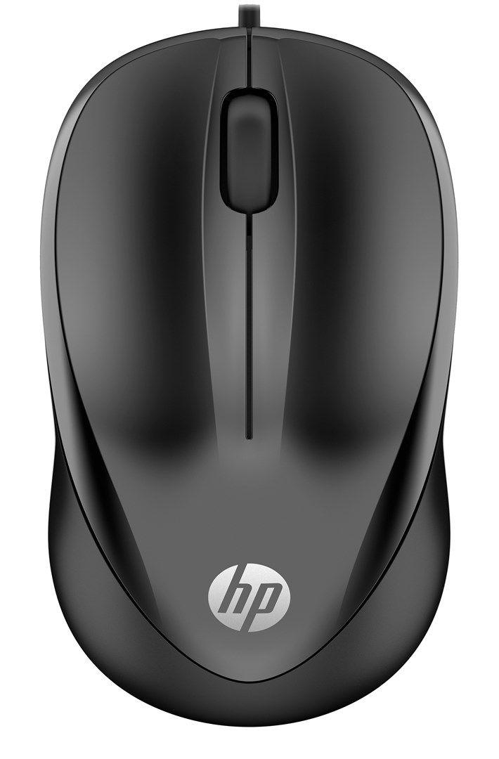 Mysz HP 1000 Wired Optical Mouse with 3 Buttons and 1000 DPI przewodowa czarna 4QM14AA — zdjęcie 1