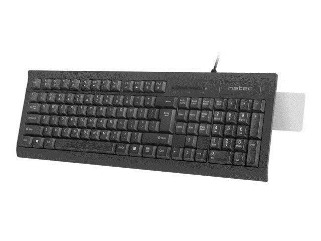 NATEC KLAWIATURA Z CZYTNIKIEM KART SMART ID MORAY US NKL-1055 — zdjęcie 1