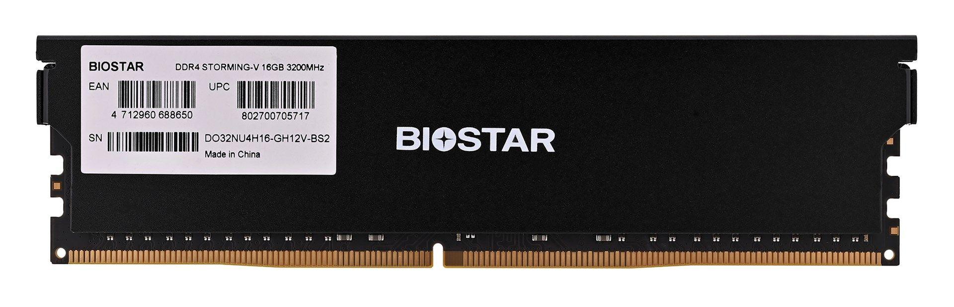 Pamięć DDR4 Biostar 16GB 3200MHz Heatsink Storming — zdjęcie 2