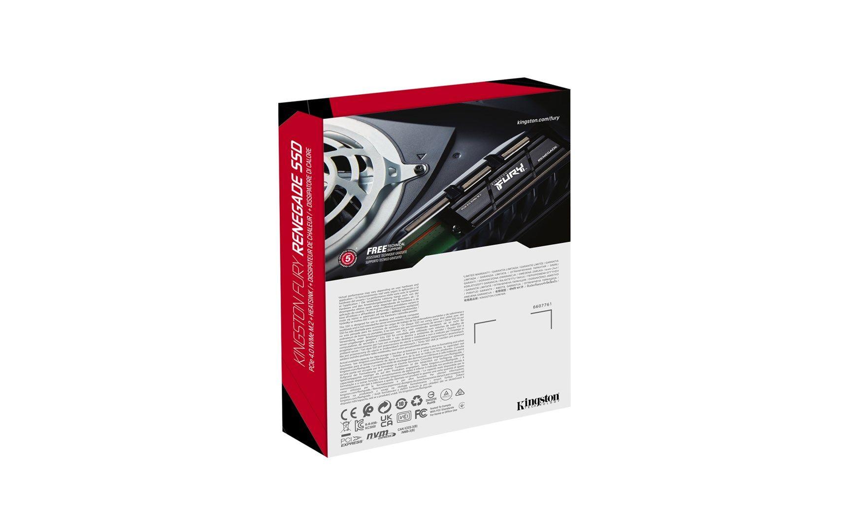 KINGSTON DYSK SSD SFYRDK/4000G 4000G FURY ren. NVMe — zdjęcie 2