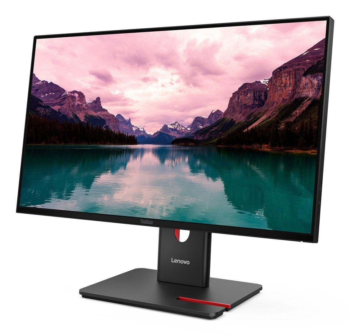 Lenovo ThinkVision T24-40 23.8"FHD IPS AG 4ms 250nits 120Hz HDMI, DP, USB Eclipse Black — zdjęcie 2