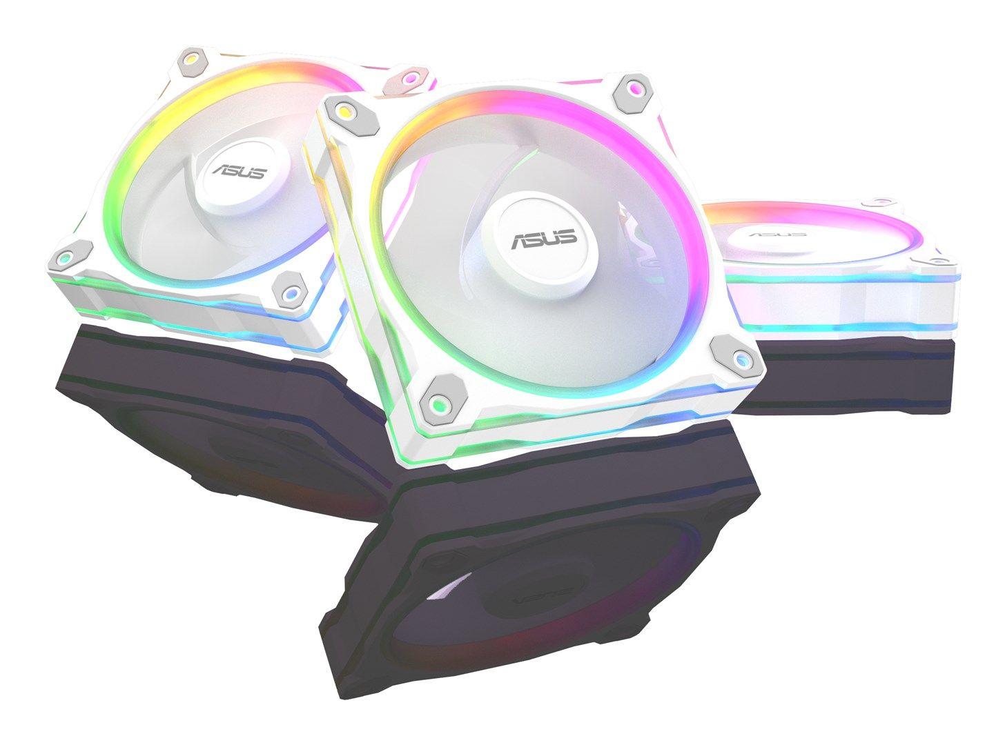 Wentylator ASUS PRIME MR120 FAN ARGB WHITE 3IN1 — zdjęcie 2