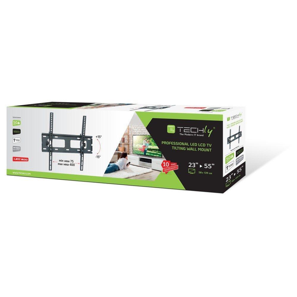 TECHLY UCHWYT ŚCIENNY TV LED/LCD 23-55” 50KG SLIM — zdjęcie 2