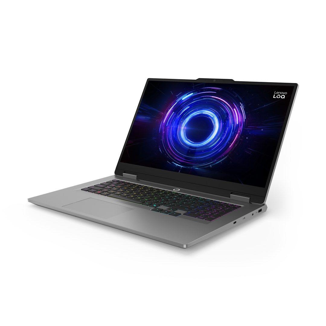 Lenovo LOQ 17IRX10 i5-13450HX 17.3" FHD IPS 300nits AG 165Hz 16GB DDR5 4800 SSD512 GeForce RTX 5050 8GB 60Wh Win11 Luna Grey — zdjęcie 3