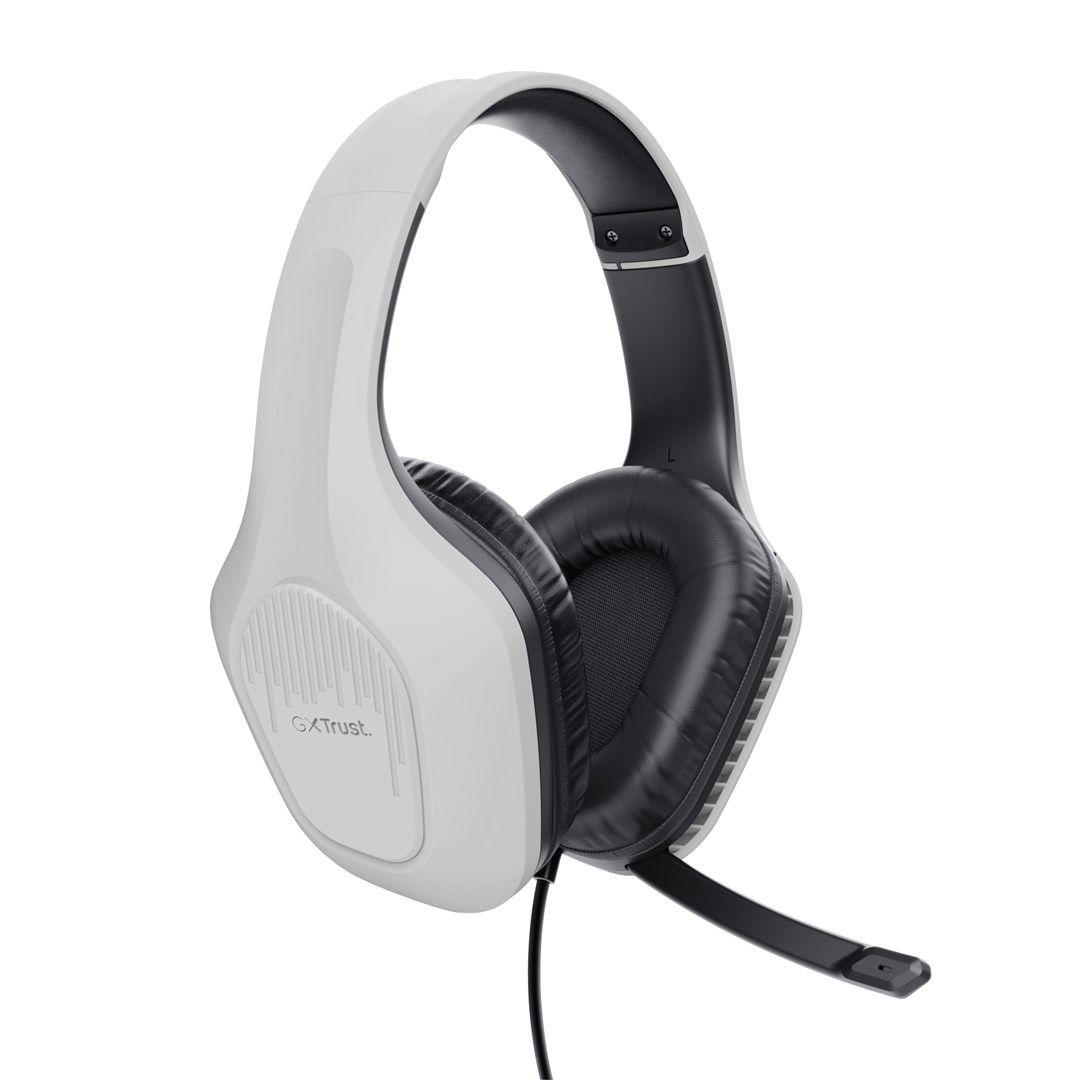 Słuchawki TRUST ZIROX HEADSET WHITE — zdjęcie 2
