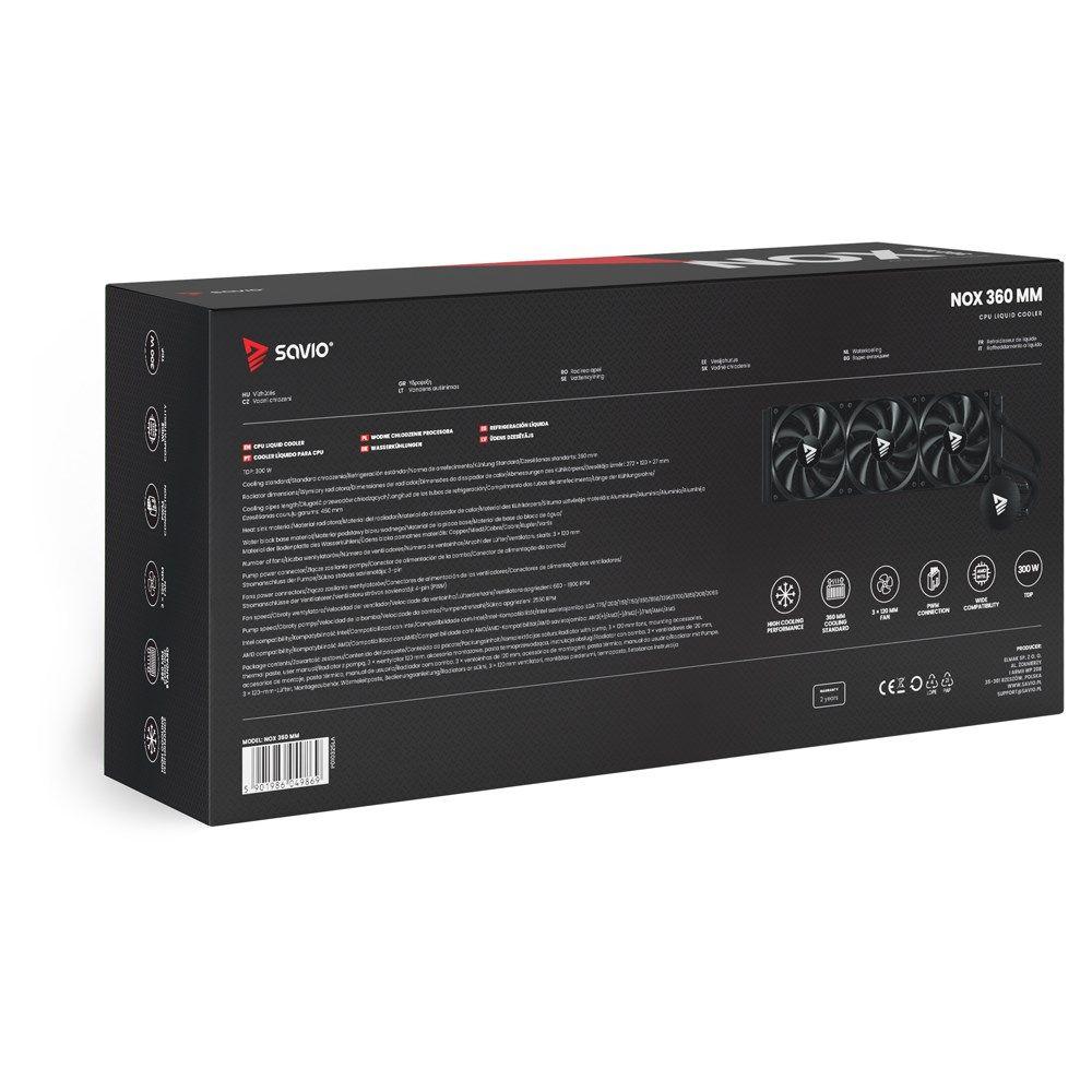 SAVIO CHŁODZENIE WODNE CPU 360 MM NOX — zdjęcie 16