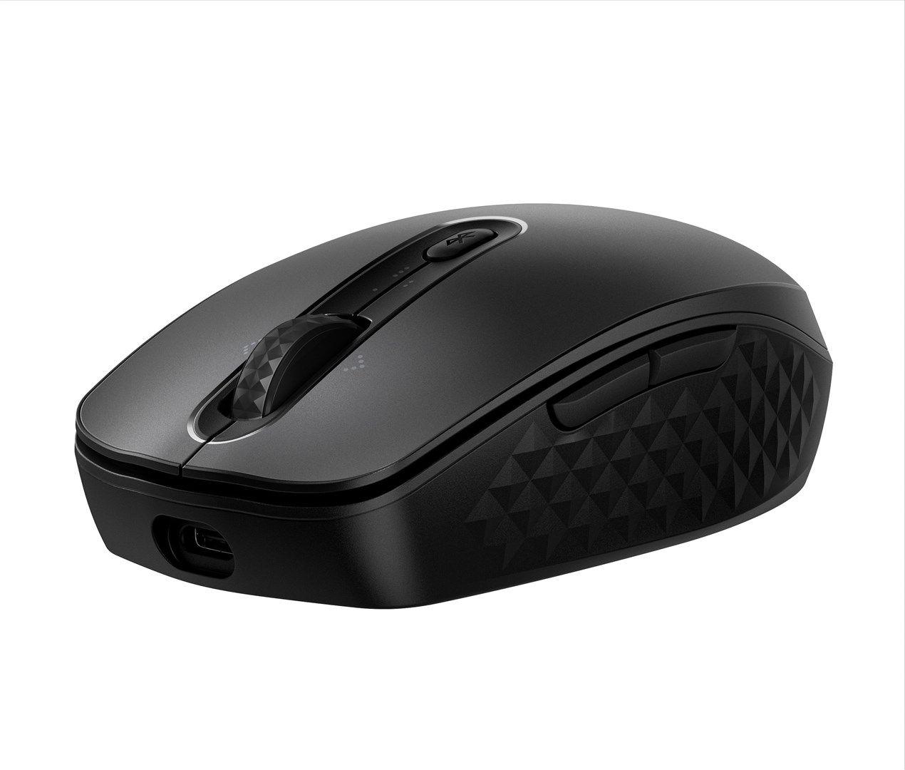 Mysz HP 690 Qi-Charging Rechargeable Wireless Mouse Black bezprzewodowa z akumulatorem czarna 7M1D4AA — zdjęcie 3