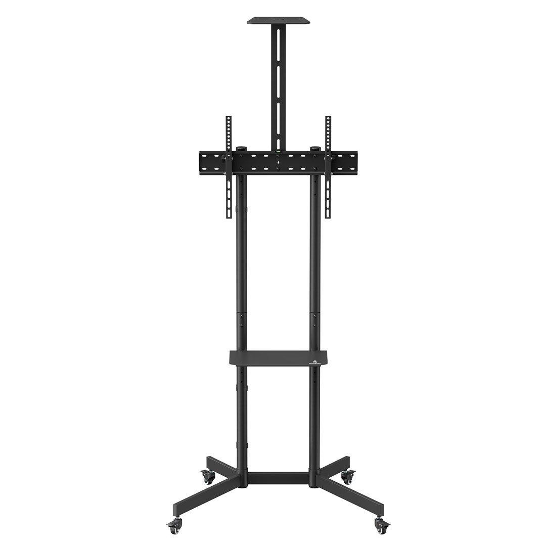 MACLEAN STAND / WÓZEK DO TV, PÓŁKA NA KAMERĘ, NA KÓŁKACH, 37-70", MAX. OBCIĄŻENIE 45KG/5KG PÓŁKA, MAX. VESA 600X400 MC-113 B — zdjęcie 9