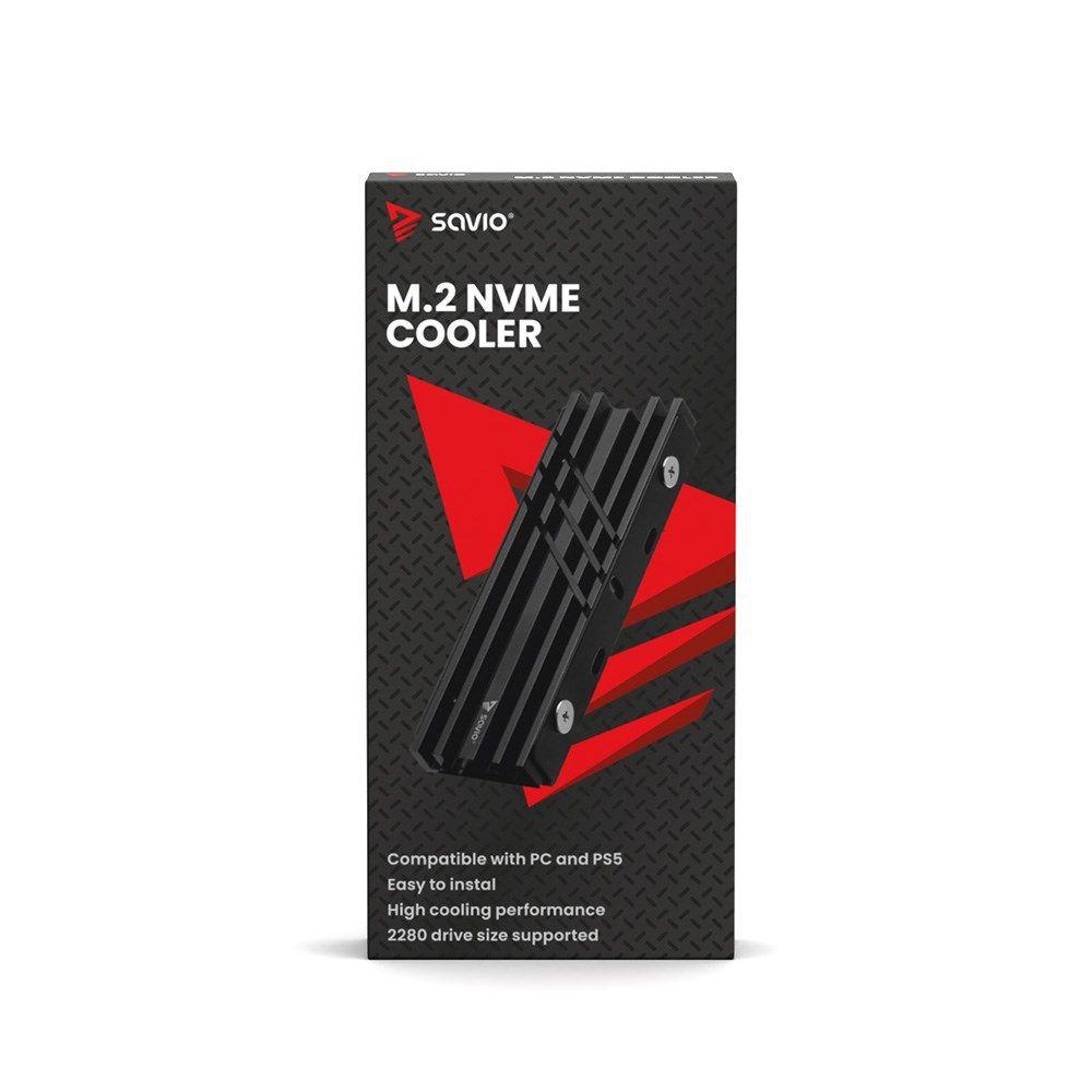 SAVIO CHŁODZENIE DO DYSKÓW M.2 NVME 2280 COOLER AK-60 — zdjęcie 4