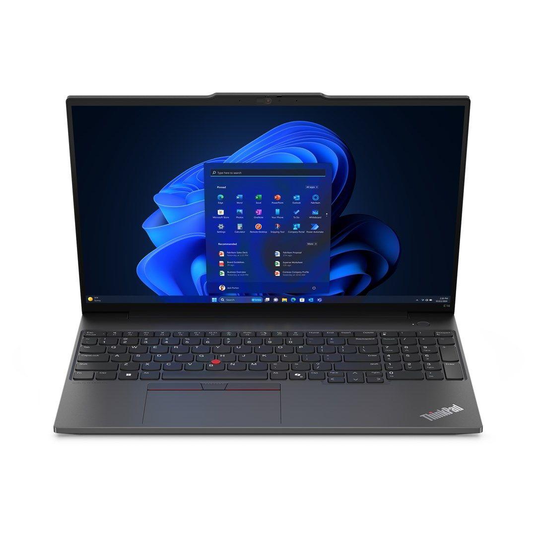 Lenovo ThinkPad E16 Gen 2 Ryzen 5 7535U 16"WUXGA IPS 300nits AG 8GB DDR5 SSD256 660M Backlit Kb FgPr Cam1080p 47Wh W11Pro Black (REPACK) 2Y — zdjęcie 17