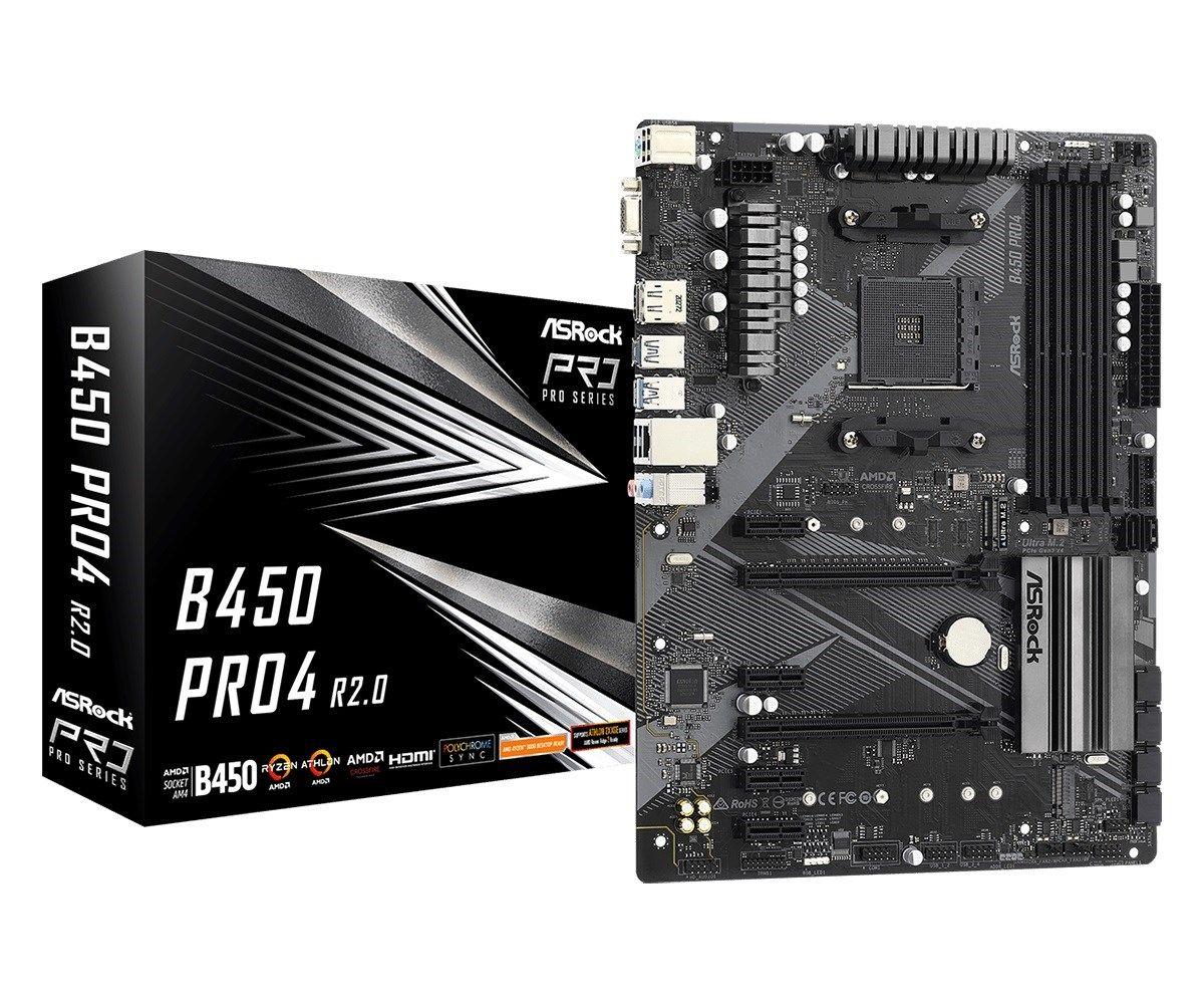 Płyta główna Asrock B450 PRO4 R2.0 — zdjęcie 1