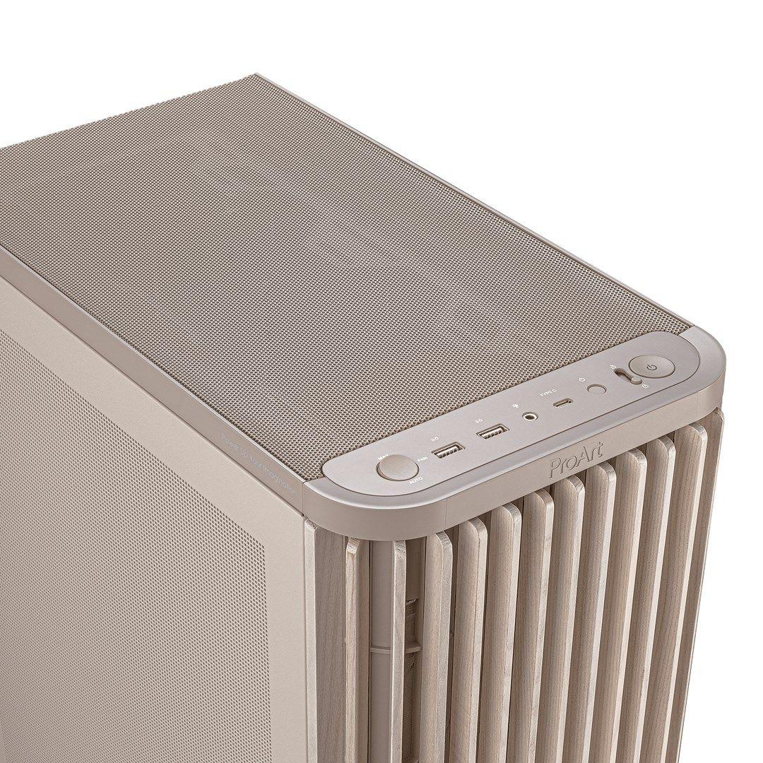 Obudowa Asus PROART PA401 WOOD METSH PWM BEIGE — zdjęcie 2