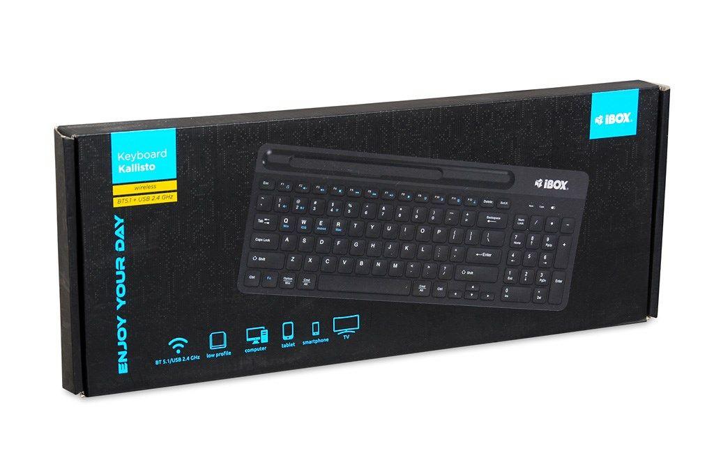 IBOX KLAWIATURA BEZPRZEWODOWA KALLISTO BT/2.4GHZ — zdjęcie 5