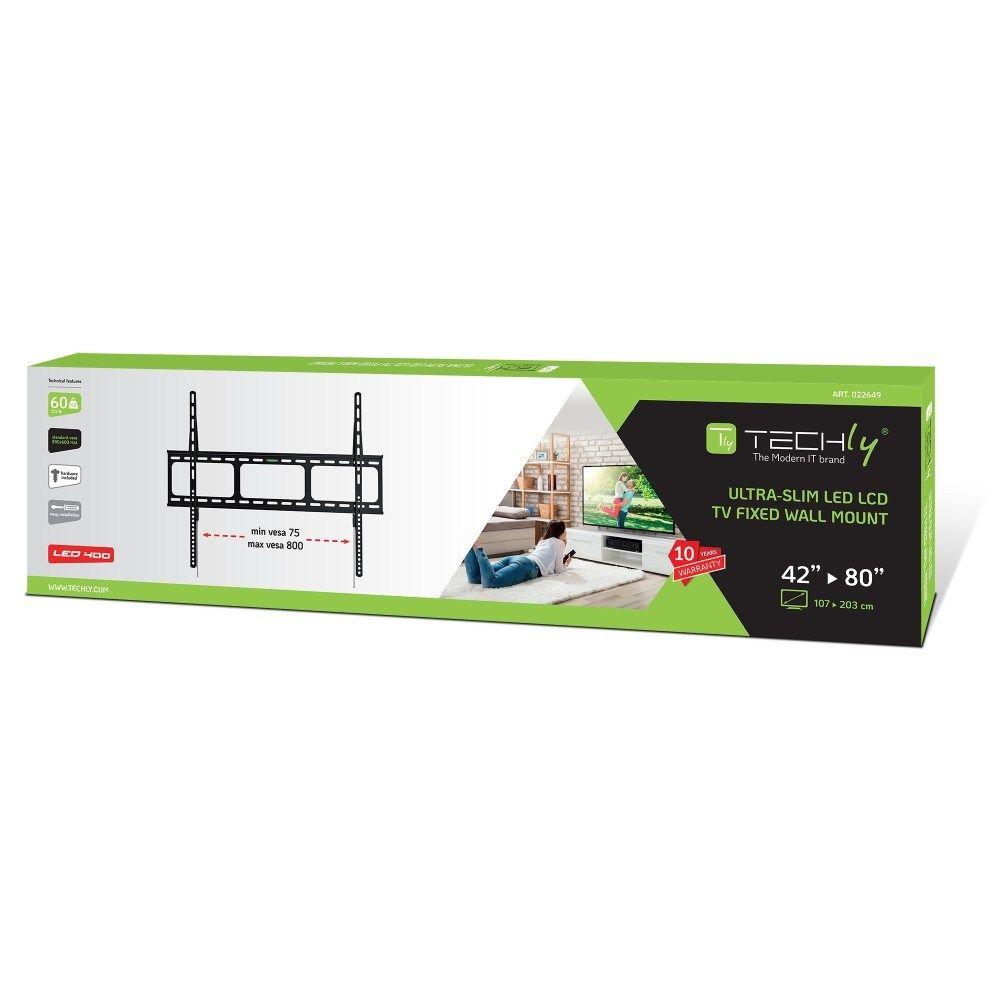 TECHLY UCHWYT ŚCIENNY TV LED/LCD 42-80 CALI 60KG S — zdjęcie 3