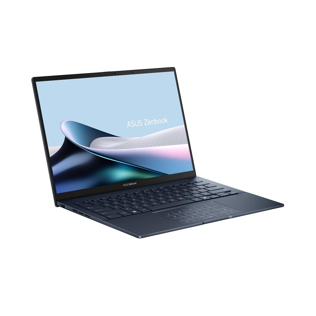 ASUS Zenbook 14 UX3405CA-SU864X Ultra 9 285H 14.0" 3K 120Hz 500nits LBL AG 32GB LPDDR5X SSD1TB Intel Arc Graphics WLAN+BT Cam 1080p 75WHrs W11Pro Aluminium Ponder Blue — zdjęcie 2