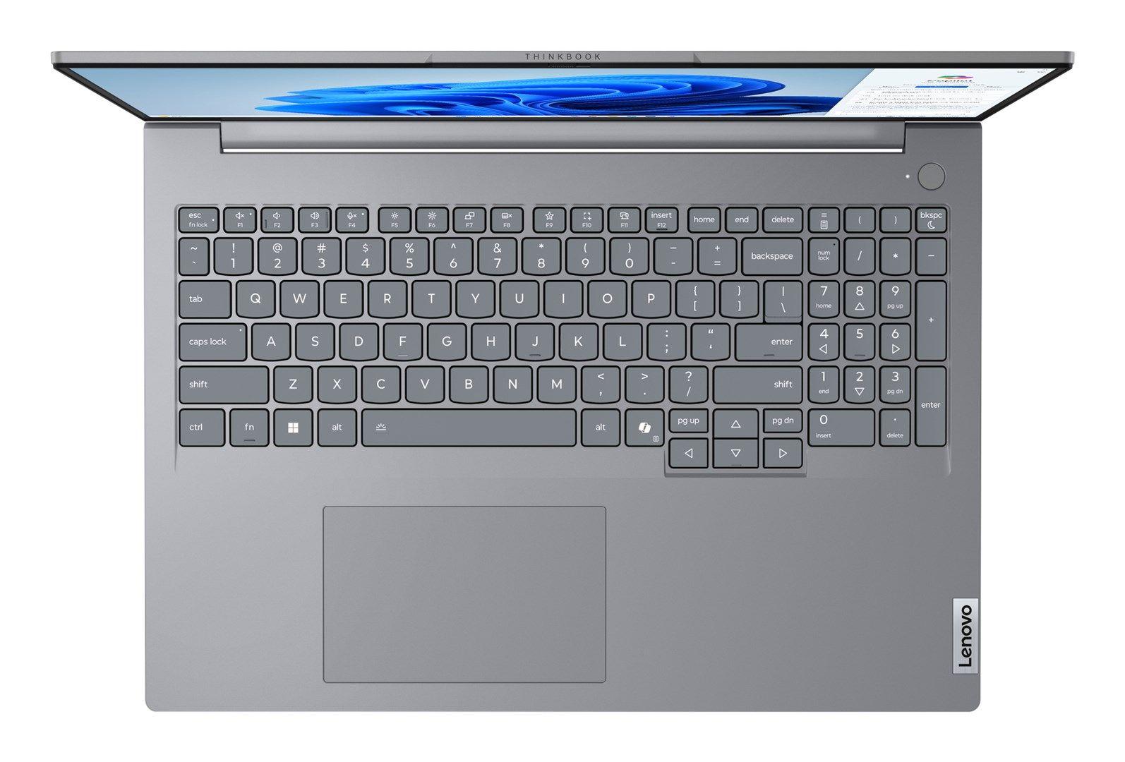 Lenovo ThinkBook 16 G8 IAL Ultra 5 225U 16" WUXGA IPS 300nits AG 16GB DDR5 5600 SSD512 Intel Graphics Cam1080p 45Wh W11Pro Arctic Grey 3Y OnSite — zdjęcie 4