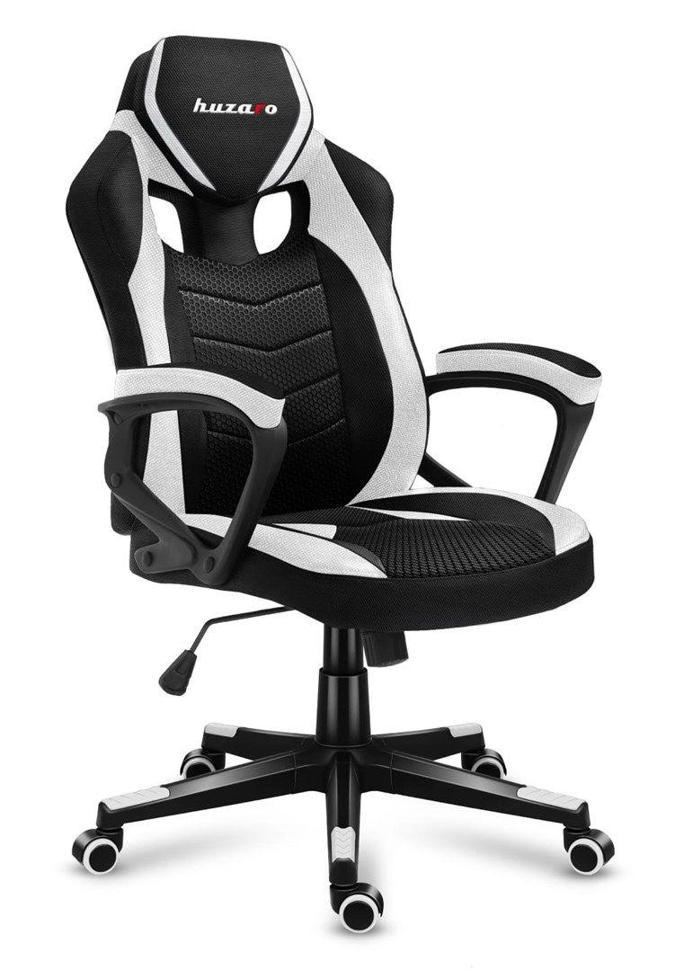 Fotel gamingowy Huzaro Force 2.5 White Mesh — zdjęcie 1
