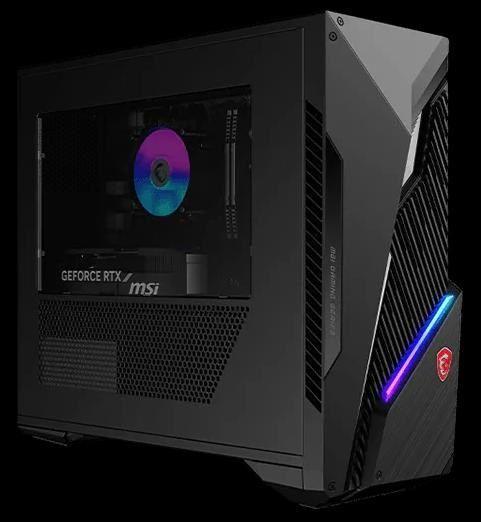 MSI MAG Infinite S3 14NVL5-3066EU i5-14400F 32GB DDR5 SSD1TB GeForce RTX 5060 SHADOW 2X 8GB AX211 (WIFI 6E) Bluetooth 5.3 500W Win11 Black 2Y — zdjęcie 3