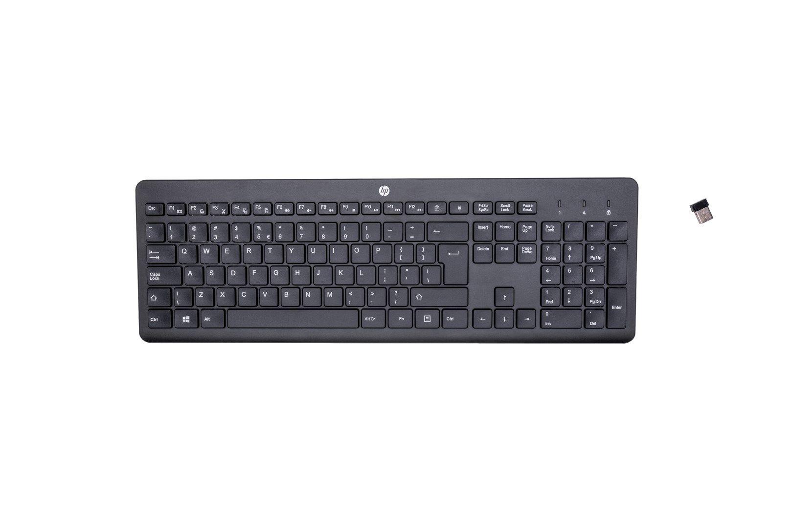 Klawiatura HP 230 Wireless Keyboard bezprzewodowa czarna 3L1E7AA — zdjęcie 1