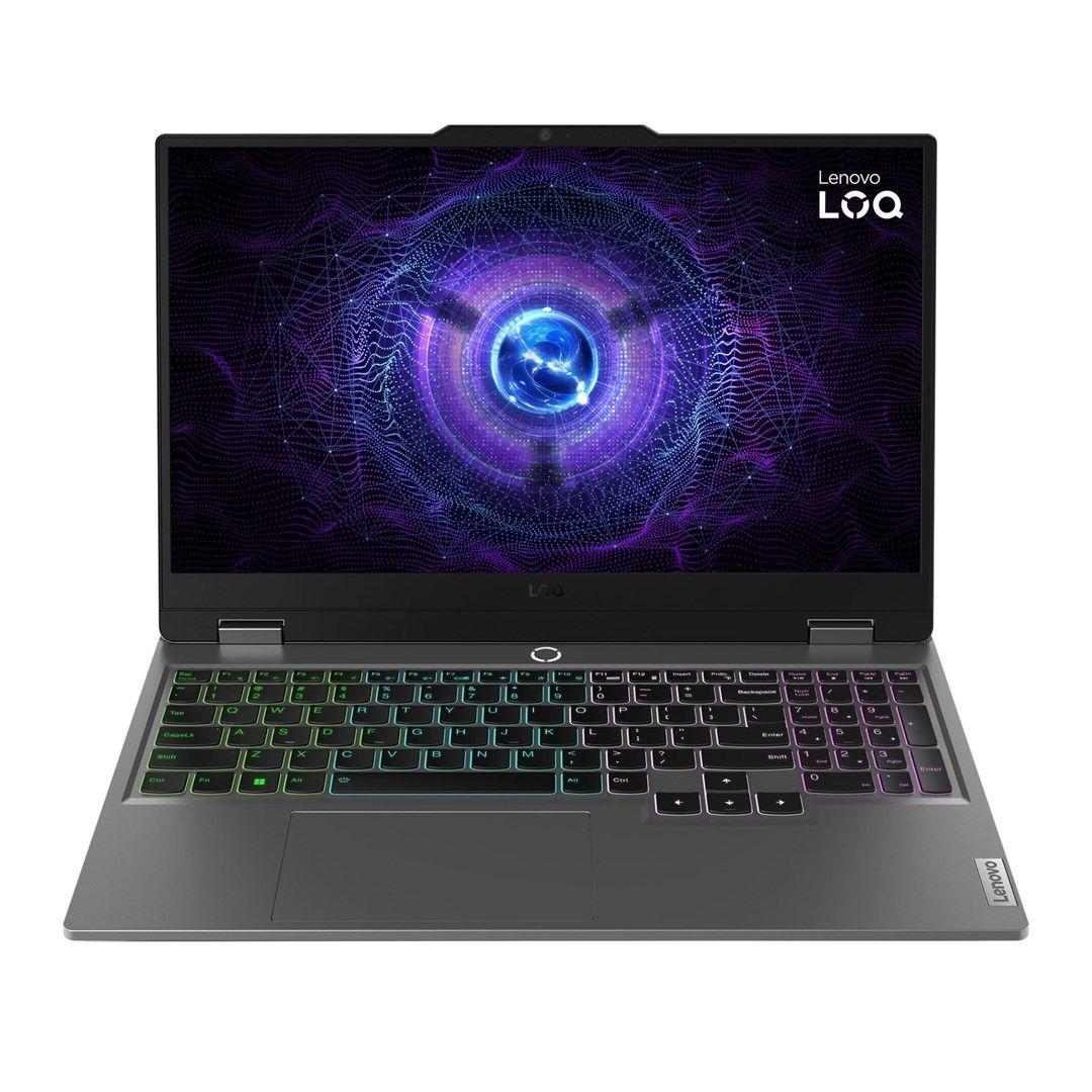 Lenovo LOQ 15IAX9 i5-12600HX 15.6"FHD IPS 300nits 144Hz AG 16GB DDR5 4800 SSD512 GeForce RTX 4050_6GB Lan Cam720p 60Wh Win11 Luna Grey — zdjęcie 1