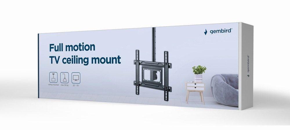 GEMBIRD PEŁNOOBROTOWY UCHWYT SUFITOWY DO TELEWIZORA 32" - 70", VESA MAX 400 X 400MM, DO 50KG — zdjęcie 16