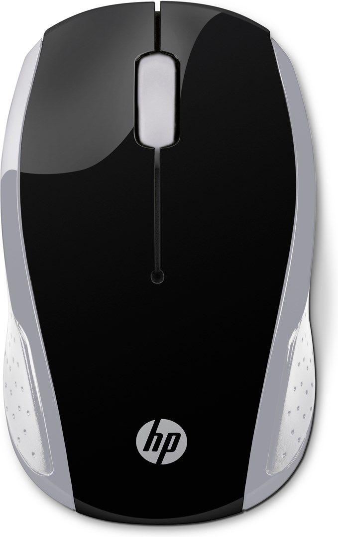 Mysz HP Wireless Mouse 200 Pike Silver bezprzewodowa srebrno-czarna 2HU84AA — zdjęcie 2