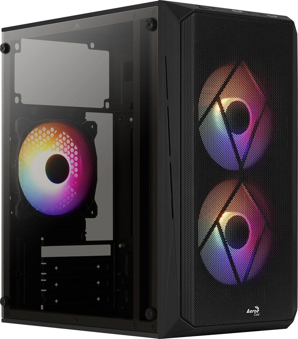 OBUDOWA AEROCOOL GS CS-107-A-BK-v2 FRGB — zdjęcie 1