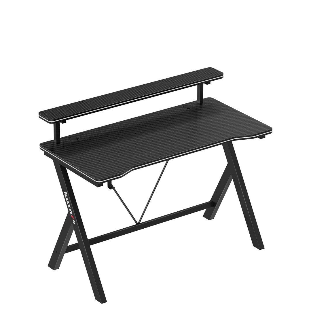 Biurko gamingowe Huzaro Hero 1.9 Black — zdjęcie 1