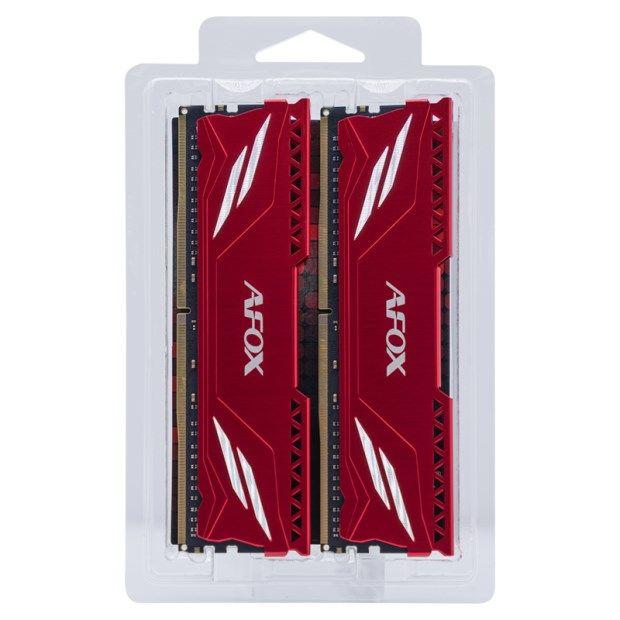 AFOX GAMING DDR4 2X16GB 3200MHZ CL16 XMP2 RED AFLD432PH1CAD — zdjęcie 2
