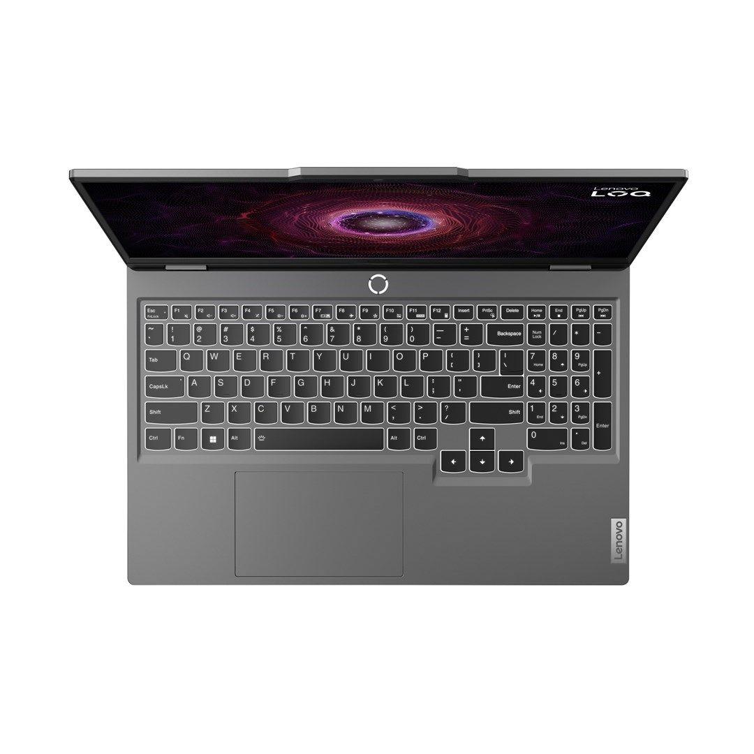 Lenovo LOQ 15ARP9 Ryzen 5 7235HS 15.6" FHD IPS 300nits AG 144Hz 16GB DDR5 4800 SSD512 GeForce RTX 3050 6GB Win11 Luna Grey — zdjęcie 15