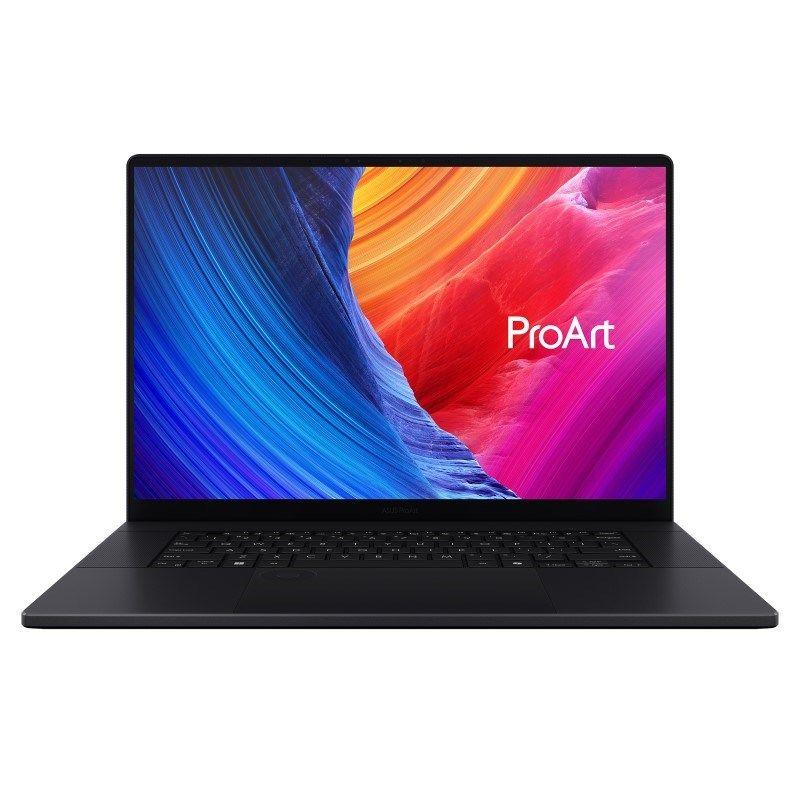 ASUS ProArt P16 H7606WW-SE009X Ryzen AI 9 HX 370 16.0"4K OLED Touch 120Hz LBL AR 64GB LPDDR5X SSD2TB GeForce RTX 5080 16GB WLAN+BT Cam FHD 90WHrs W11Pro Aluminum Nano Black — zdjęcie 2